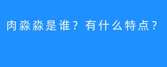 肉淼淼是谁？有什么特点？